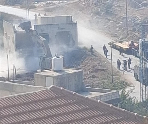 כוחות הכיבוש הרסו בית בברוקין שבמערב סלפית