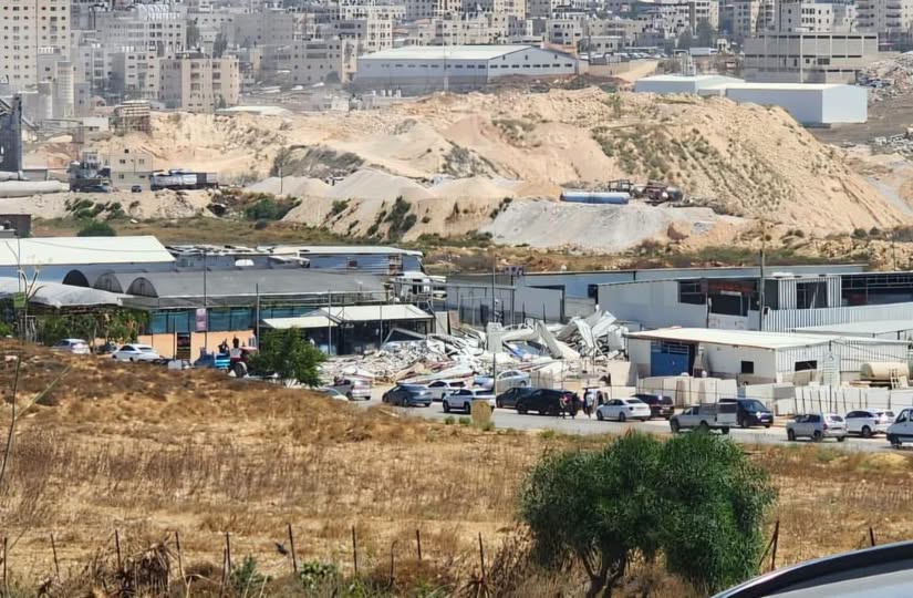 רשויות הכיבוש הרסו מתקן לשטיפת כלי רכב ושתי מכלאות צאן בראפאת