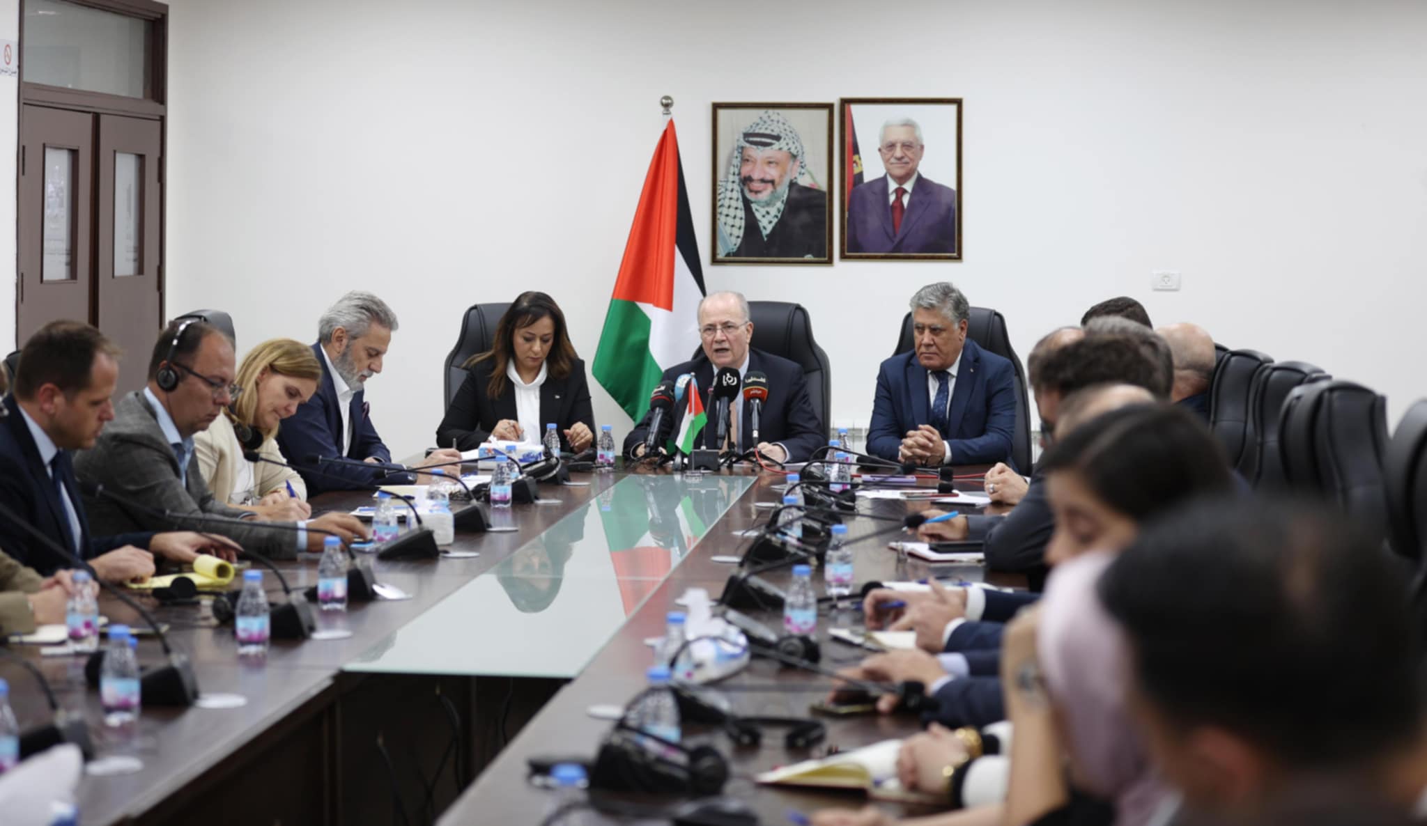 ראש הממשלה מוחמד מוסטפא קורא להגברת מאמצי הסיוע וההגנה ברצועת עזה