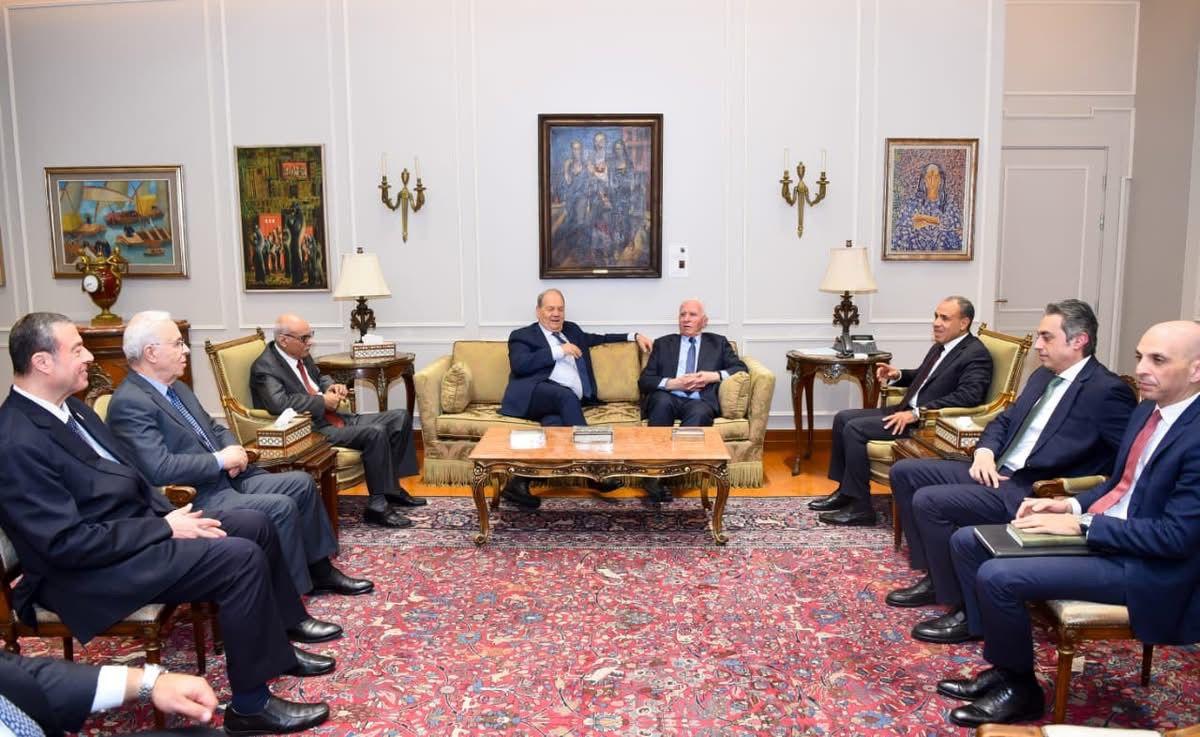 משלחת הנהגת פת"ח דנה בקהיר עם שר החוץ המצרי בהתפתחויות בזירה הפלסטינית