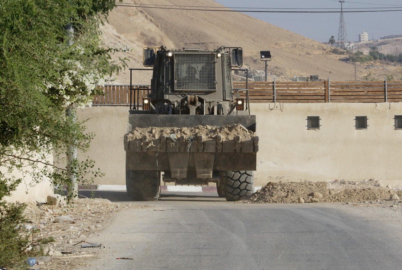 כוחות הכיבוש חסמו כבישים ביריחו לקראת פלישת מתנחלים לאתר ארכיאולוגי