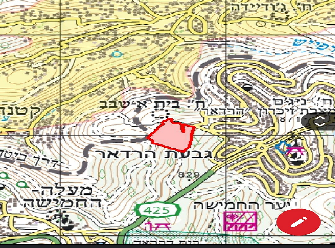 הכיבוש הישראלי משתלט על 54.79 דונם מאדמות פלסטיניות בצפון-מערב ירושלים
