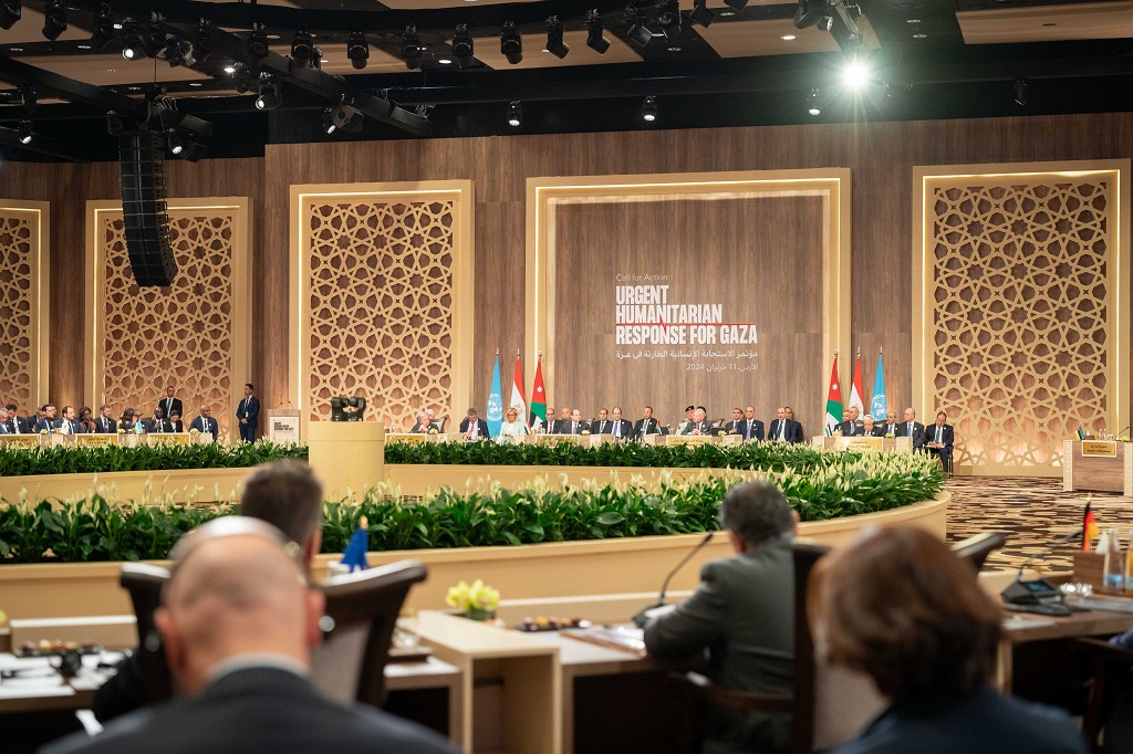 ועידת "המענה ההומניטרי לשעת חירום בעזה": עזה חלק בלתי נפרד מהמדינה הפלסטינית