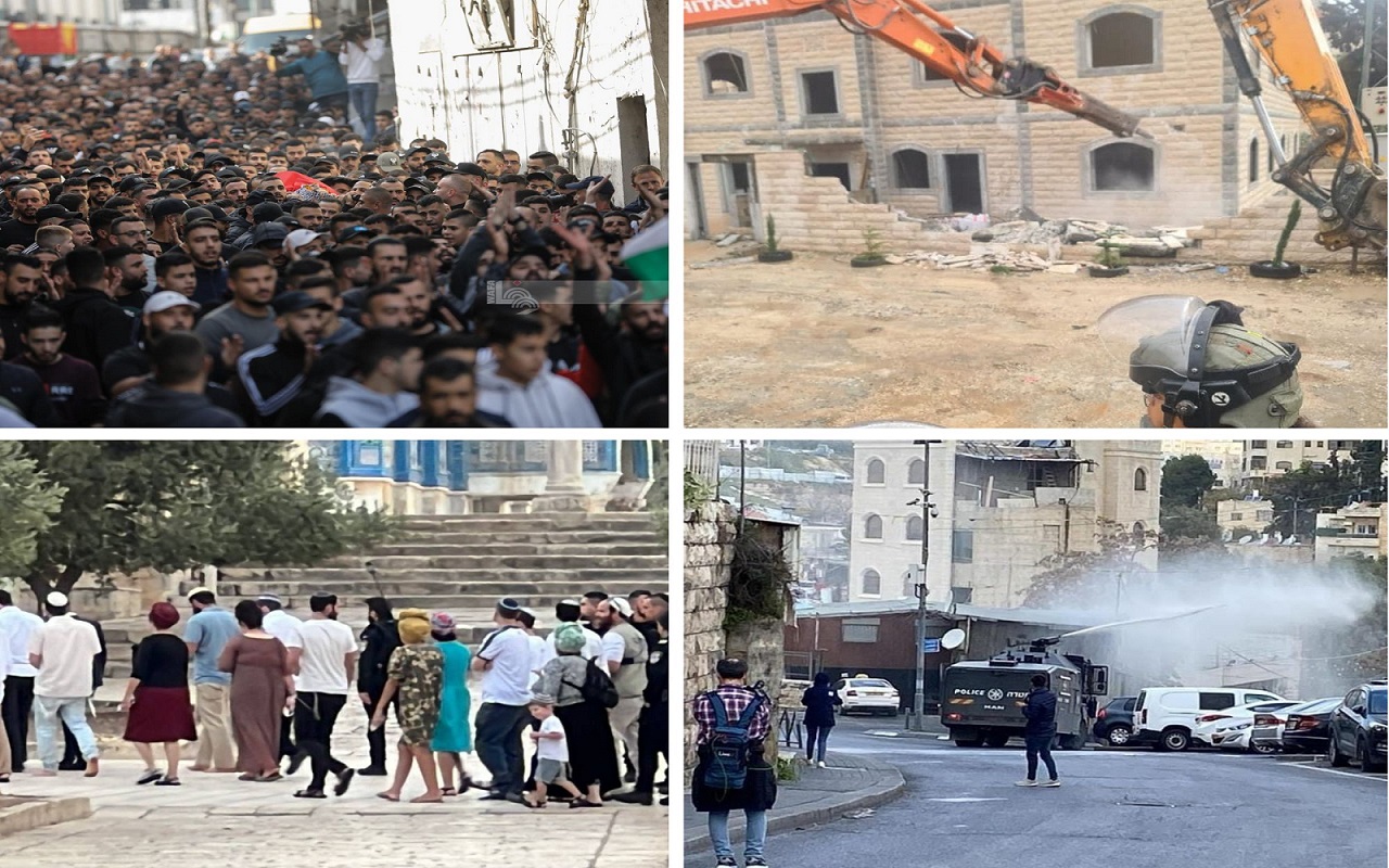 שני הרוגים, עשרות מעצרים והריסות, ואלפי מתנחלים שפרצו למסגד אל-אקצא: חודש מאי במחוז ירושלים