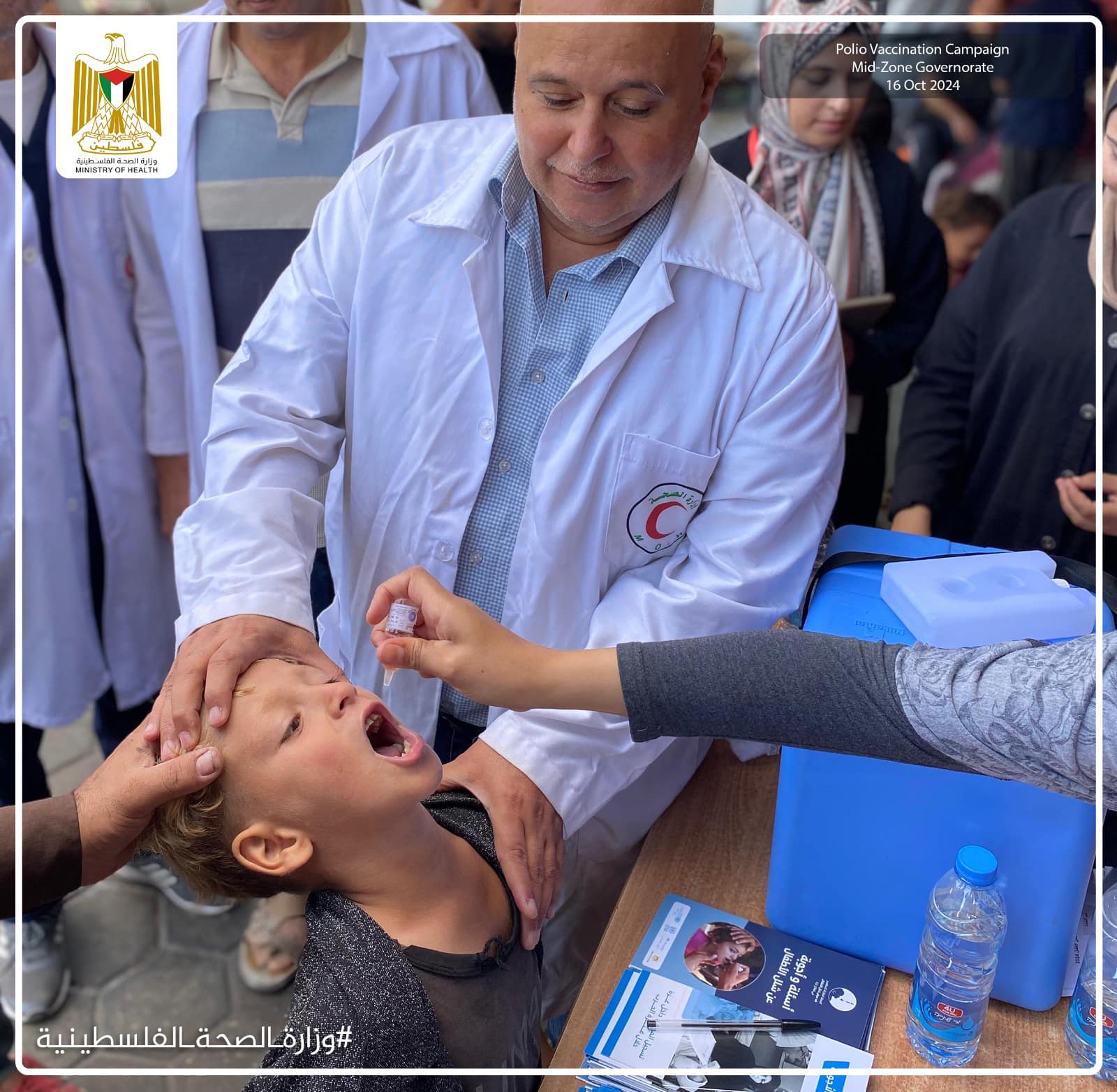 מבצע החיסונים בעזה: מעל 181 אלף ילדים חוסנו נגד פוליו בשלושה ימים