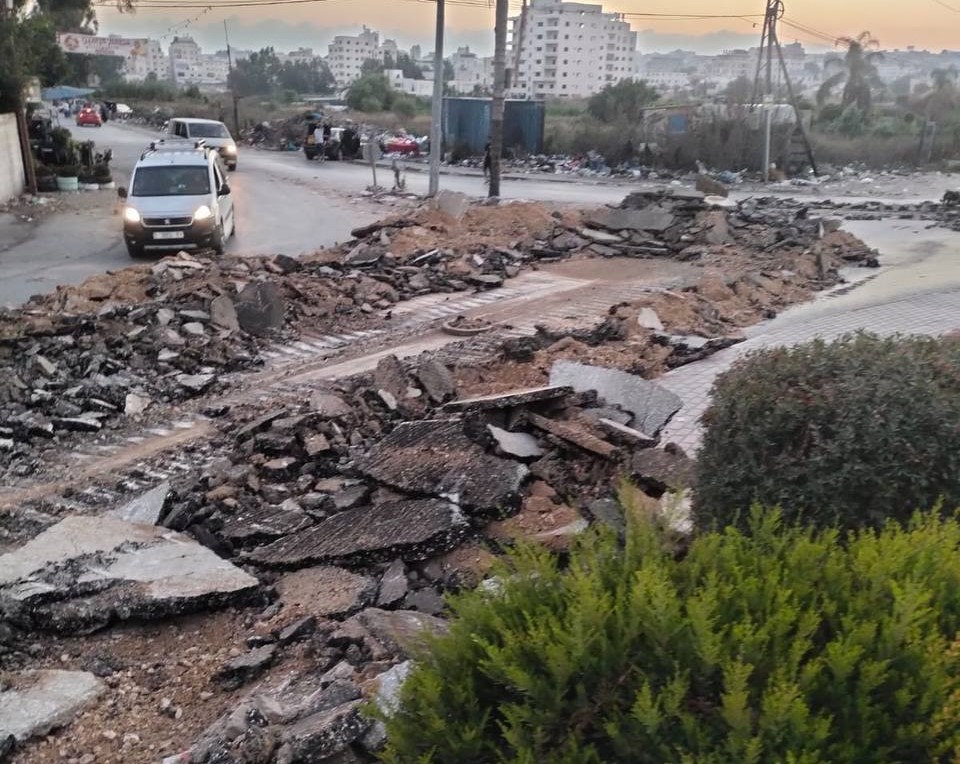 כוחות הכיבוש הישראלי הרסו רכוש ותשתיות בטולכרם