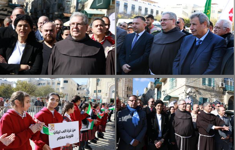 שומר ארץ הקודש הגיע לבית לחם: מסמן את תחילת חגיגות חג המולד תחת צל המלחמה