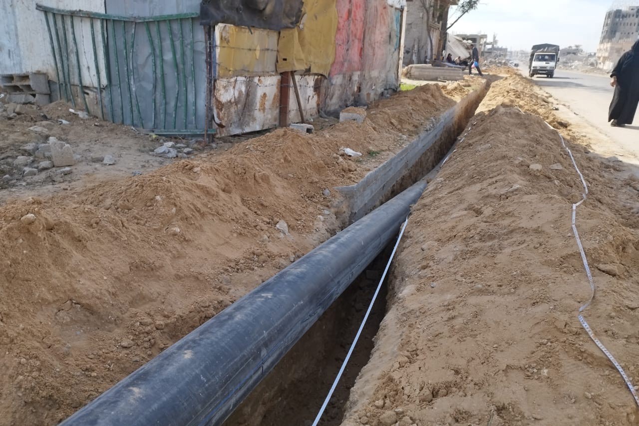 רשות המים הפלסטינית: התקדמות משמעותית בפרויקט אספקת מים לצפון ח'אן יונס