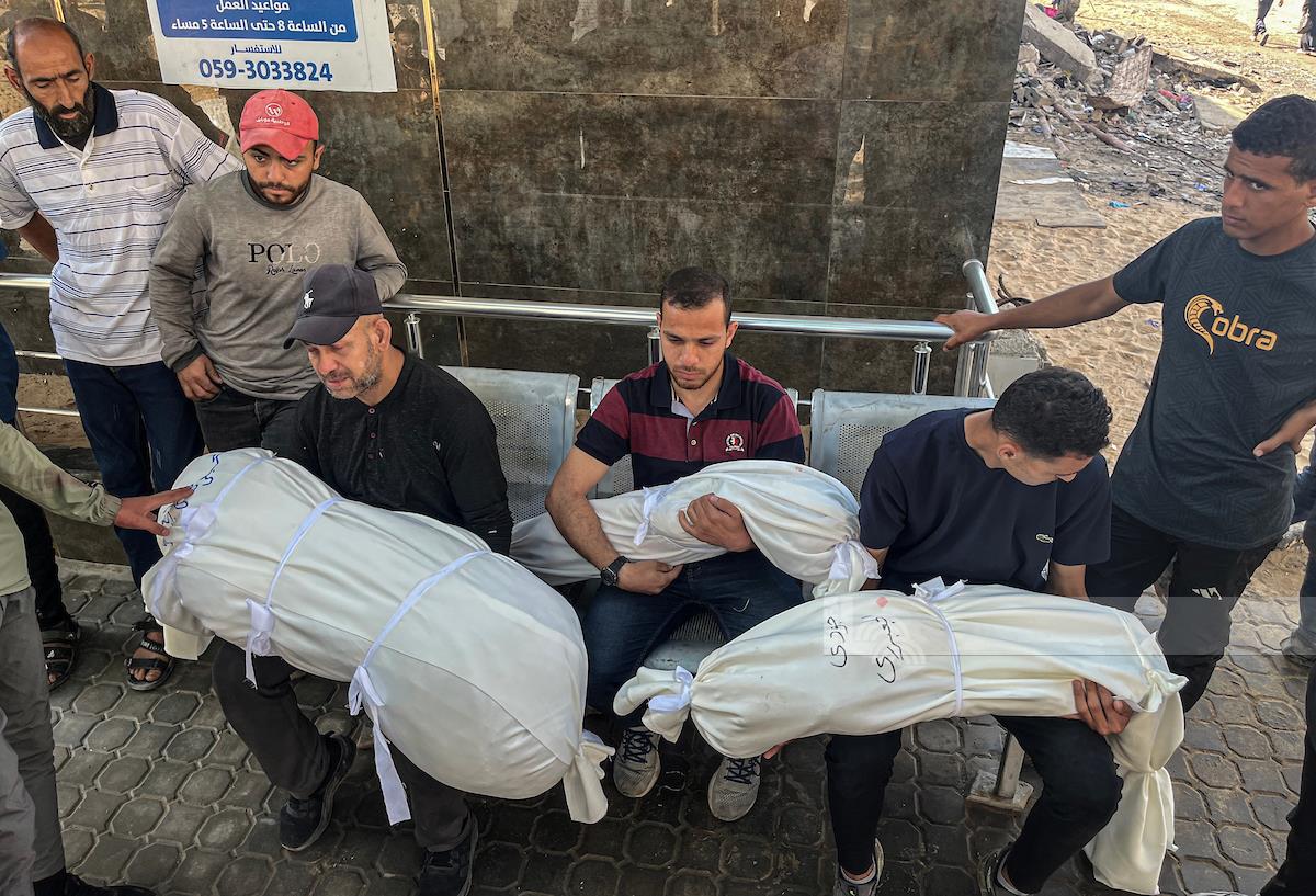 36 הרוגים בטבח שביצעו כוחות הכיבוש בבית ספר לפליטים בשכונת א-דרג' בעזה