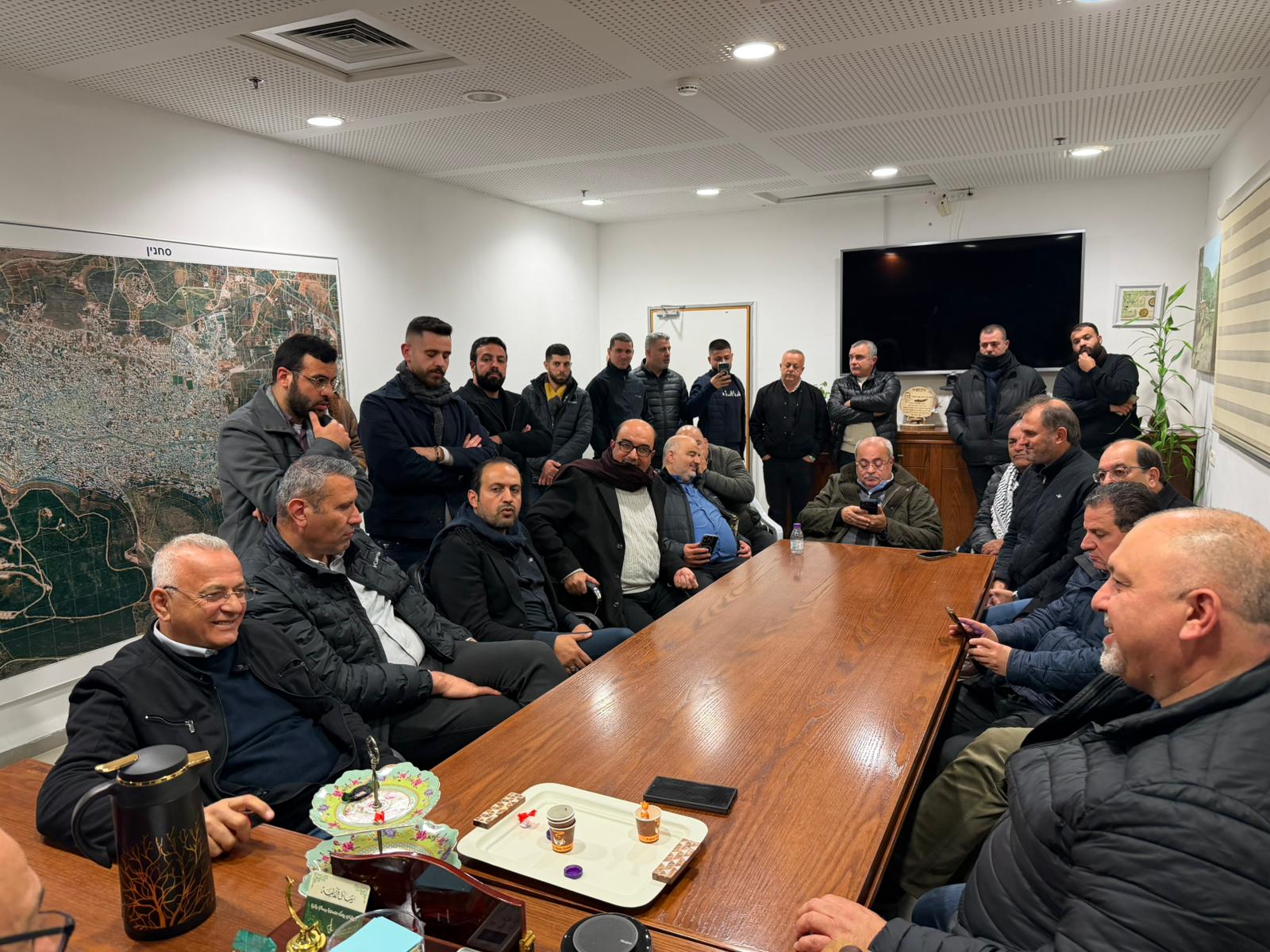 ליום החמישי: המחאה בסח'נין נמשכת נגד הפשיעה ונגד תפקוד כוחות משטרת הכיבוש