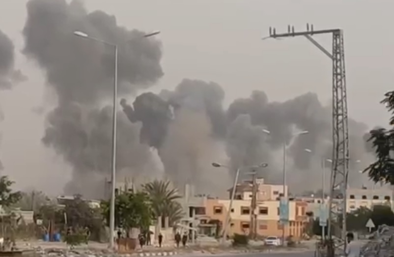 16 הרוגים וכ־70 פצועים בהפצצת כוחות הכיבוש על מתחם בית החולים האירופי בח'אן יונס