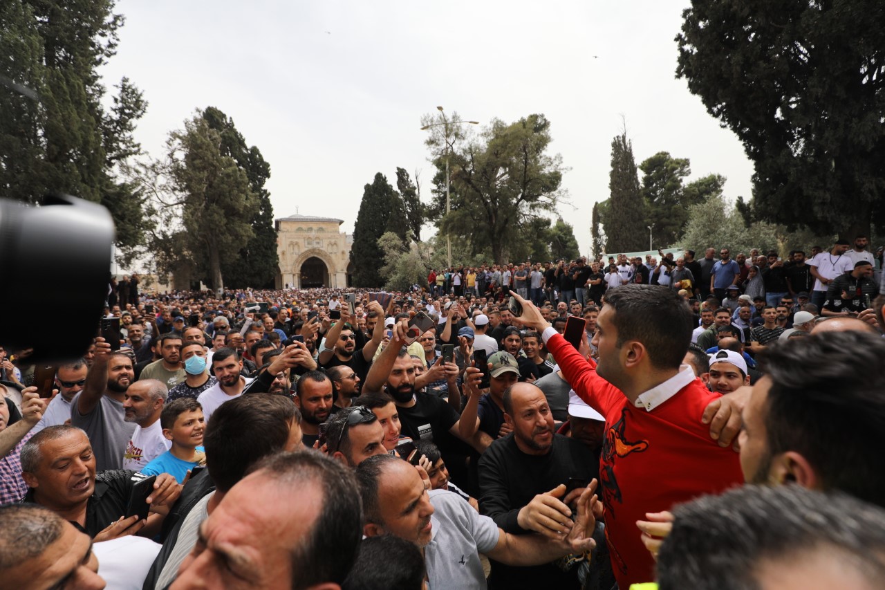 השף הטורקי בוראק המפורסם גנב את ההצגה במסגד אלאקצא