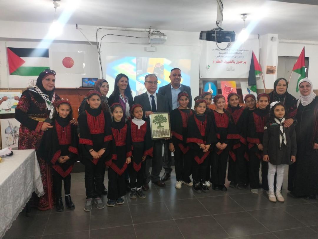 יפן השלימה את הרחבת בית הספר היסודי באל־ג׳יב, מצפון־מערב ירושלים, במימון ממשלתי