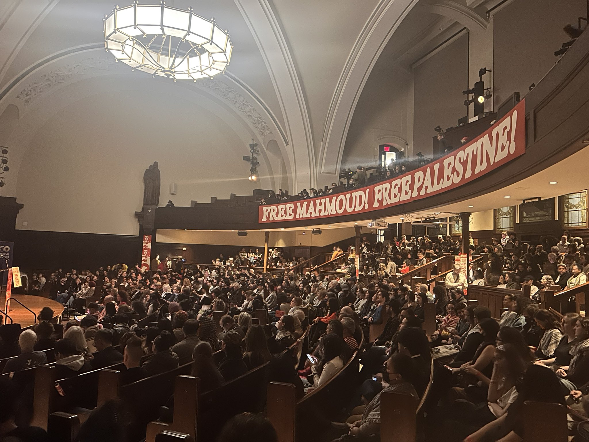 מאות הפגינו בניו יורק: "שחררו את הסטודנט הפלסטיני – די לרדיפת מתנגדי המלחמה בעזה"