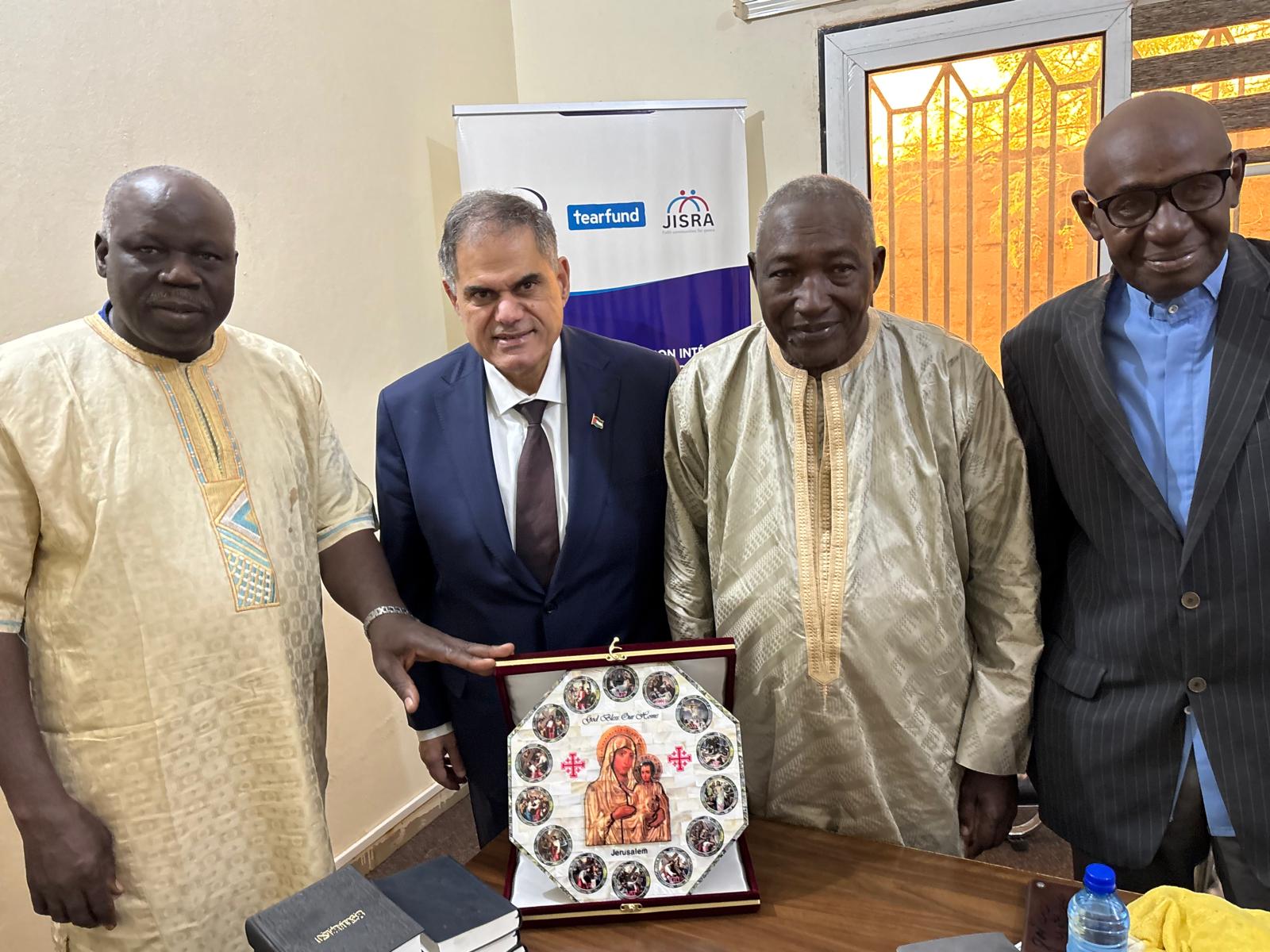 שגריר פלסטין במאלי הציג להתאחדות הכנסיות הפרוטסטנטיות את תמונת המצב העדכנית בפלסטין