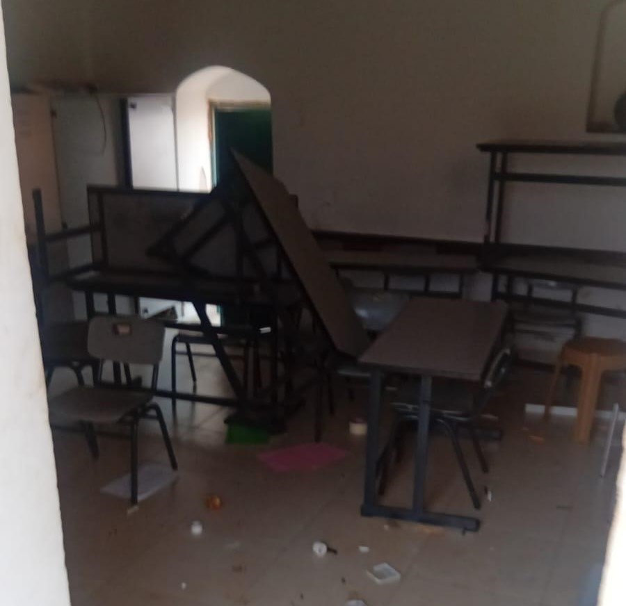 כוחות הכיבוש תקפו בית ספר בח’רבת אבזיק, מצפון־מזרח לטובאס