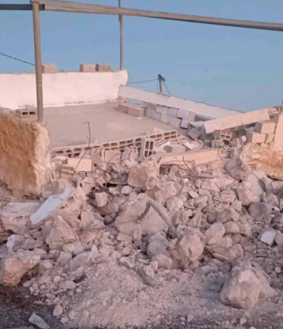 הכיבוש הרס 45 מבנים חקלאיים מצפון-מערב לחברון