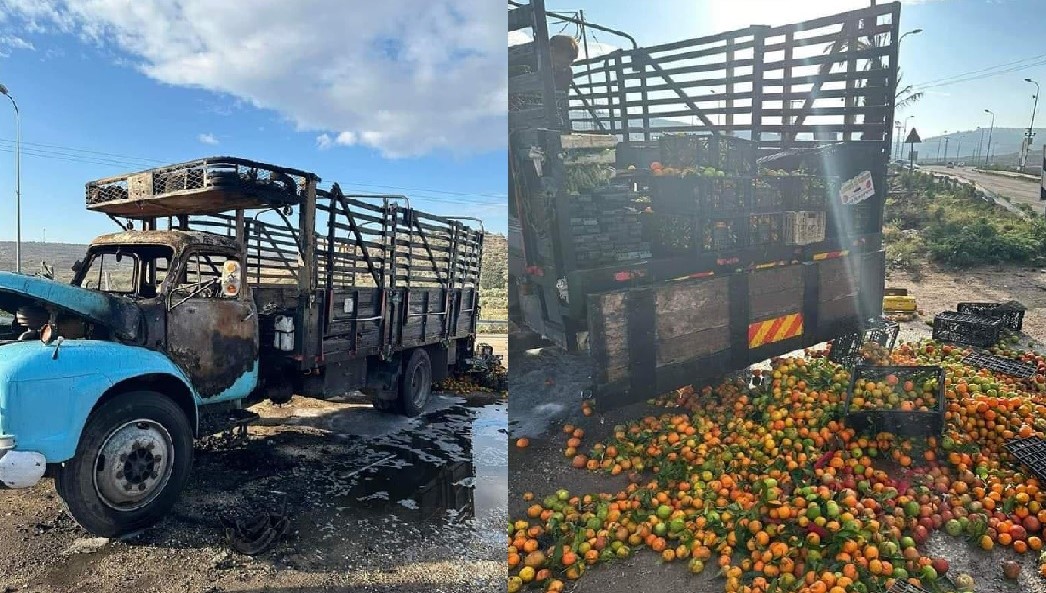 טרוריסטים יהודים תקפו בן 72 ושרפו את משאיתו