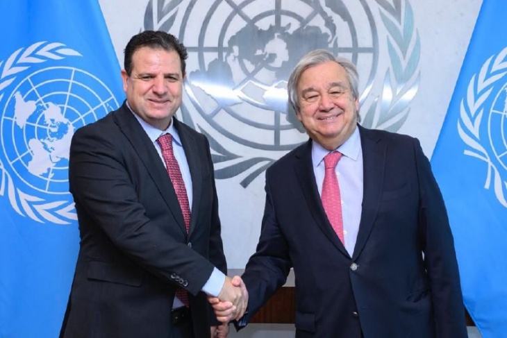 ח"כ אימן עודה דן עם מזכ"ל האו"ם בפשיעה בחברה הערבית