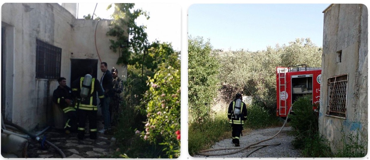 מתנחלים הציתו בית באל־לבן א־שרקייה מדרום לשכם