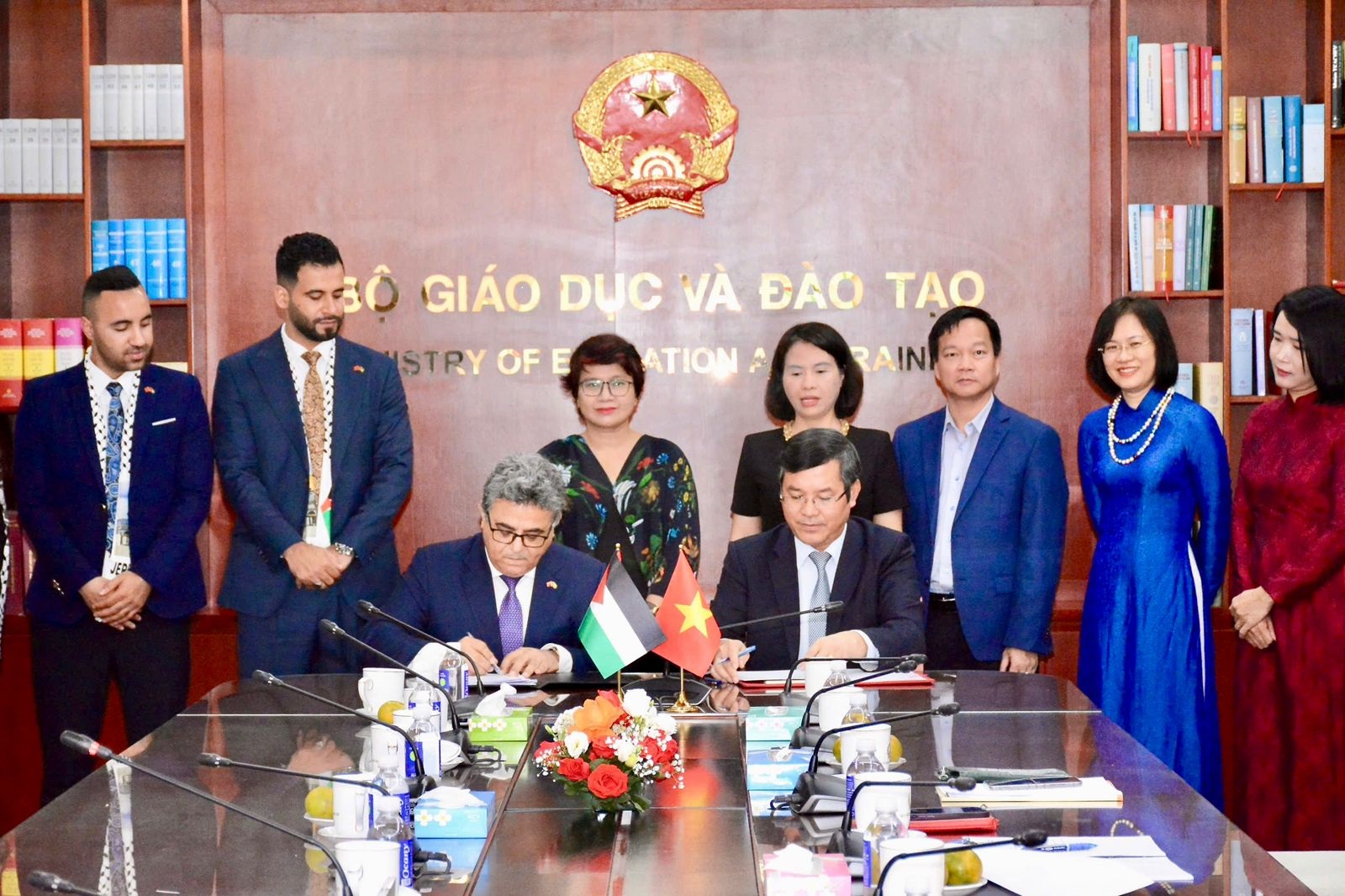 חתימת הסכם שיתוף פעולה חינוכי בין פלסטין לוייטנאם עד שנת 2030