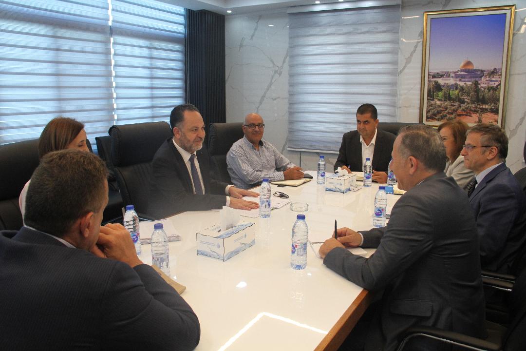 שיתוף פעולה בין רשות המים הפלסטינית והבנק העולמי לשיפור משק המים והטיפול בשפכים בגדה המערבית