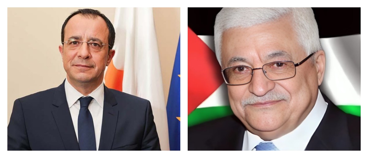 הנשיא שוחח עם מקבילו הקפריסאי על ההתפתחויות בפלסטין והיחסים בין שתי המדינות