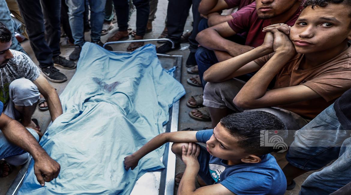 7 הרוגים, בהם 3 ממתיני סיוע, במתקפות של כוחות הכיבוש בכמה אזורים ברצועת עזה