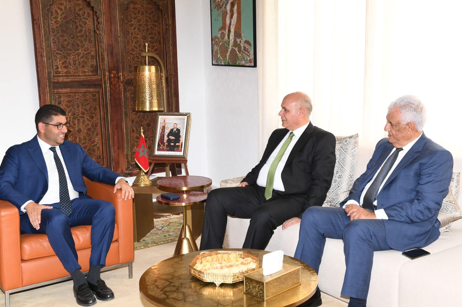 חיזוק שיתוף הפעולה התרבותי בין פלסטין ומרוקו: פגישה בין שרי התרבות ברבאט