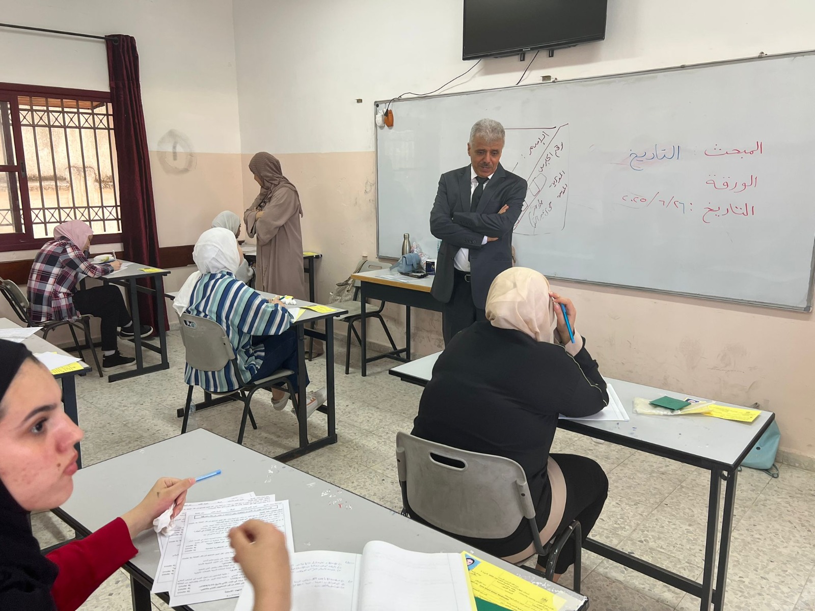 ברהם מטולכרם: בחינות סיום התיכון נמשכות למרות מתקפות כוחות הכיבוש