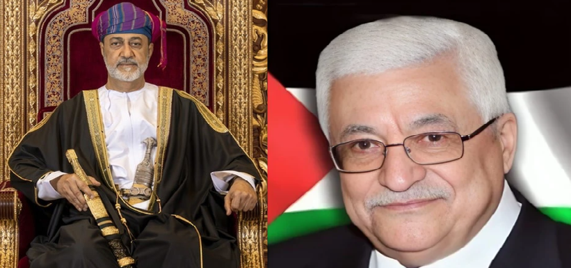 שיחת טלפון בין נשיא מדינת פלסטין לסולטאן עומאן