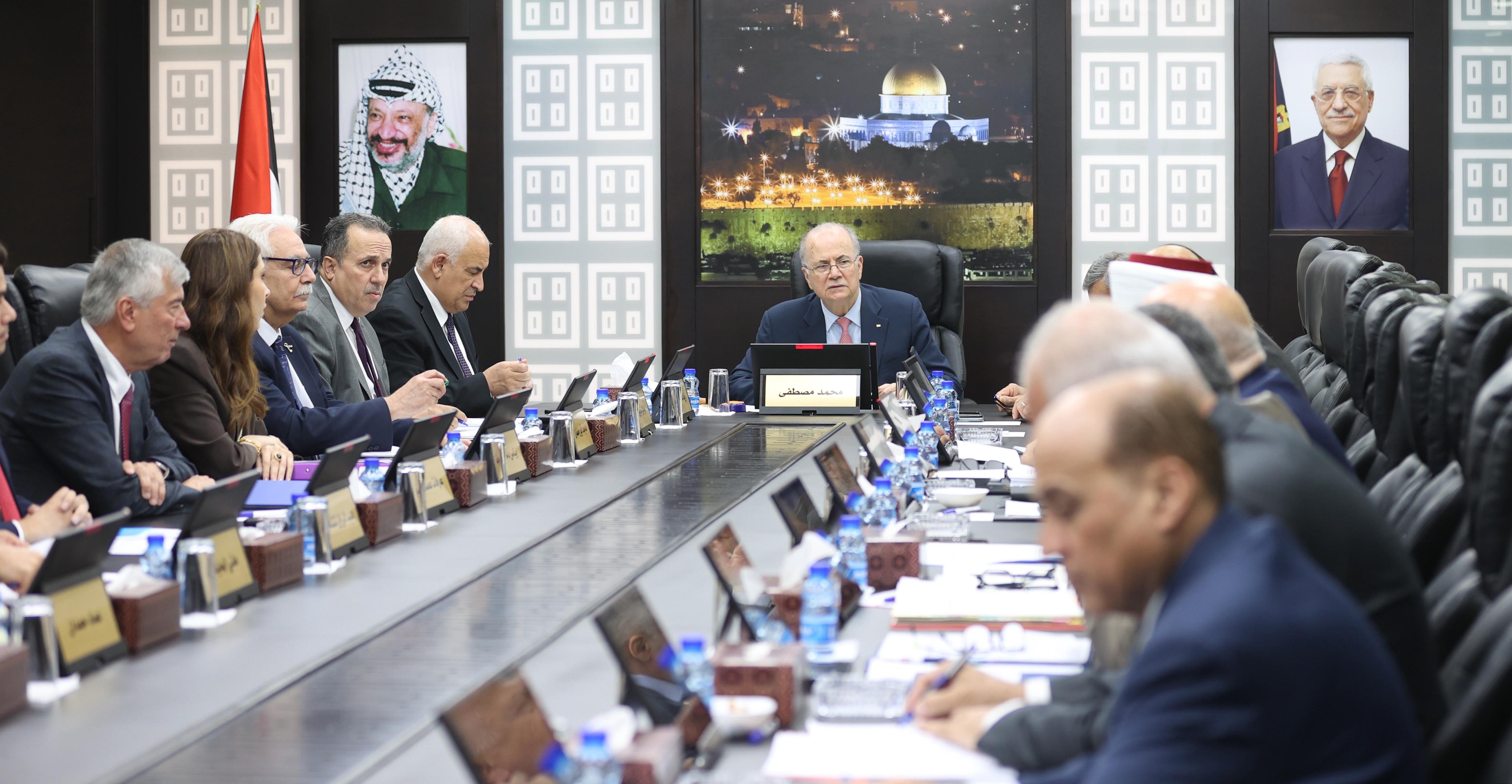 מועצת השרים הפלסטינית: ממשיכים לפעול להפסקת המתקפה ולשחרור כספי המסים המעוכבים