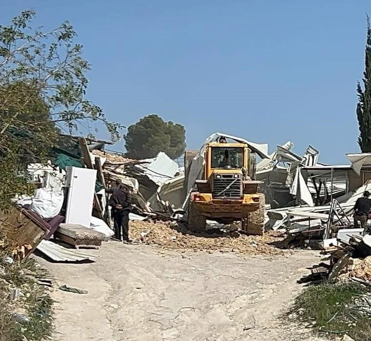 הכיבוש הרס ארבעה בתים של אחים בג'בל אל-מוכבר שבמזרח ירושלים