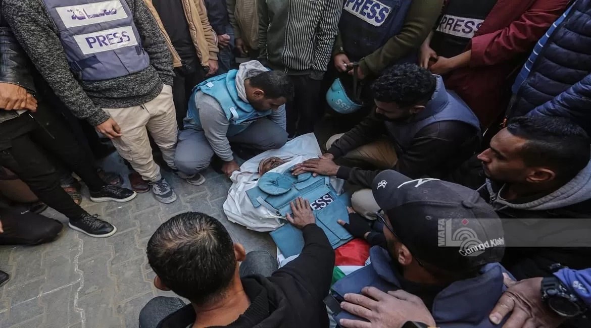 ארגון העיתונאים הפלסטיני: נמשיך לחשוף את פשעי הכיבוש נגד עיתונאים - 7 נהרגו בינואר