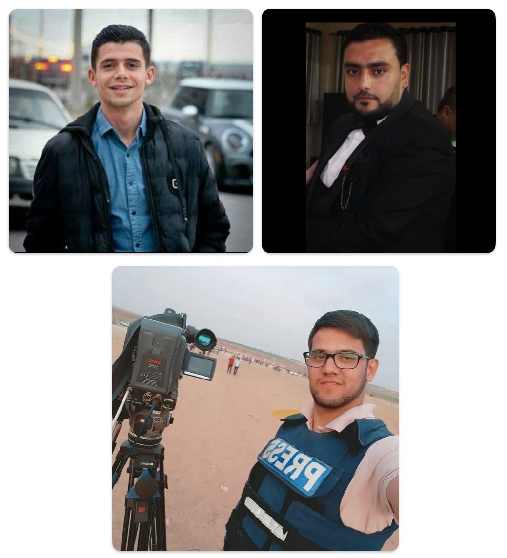 4 עיתונאים נהרגו בתקיפת כוחות הכיבוש על חצר בית החולים אל-מעמדאני בעזה