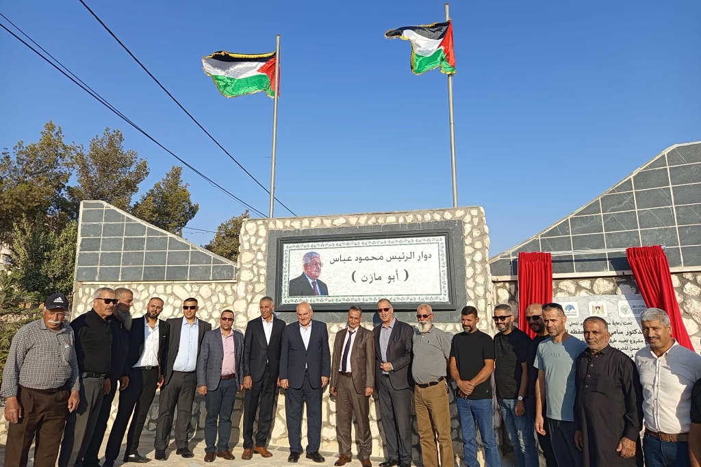 השר סמי חג’אוי חנך שורה של פרויקטים לפיתוח תשתיות במחוז בית לחם